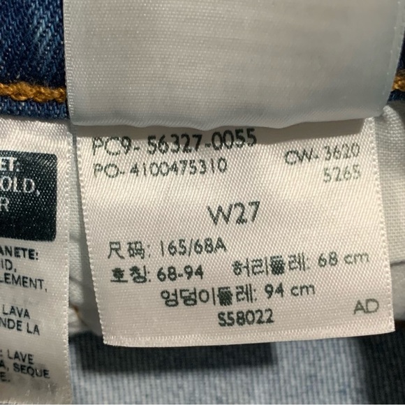 Levi’s 501 Cut off Jean Shorts Medium Wash Classic Button Fly Women’s Size 27 - Picture 3 of 12